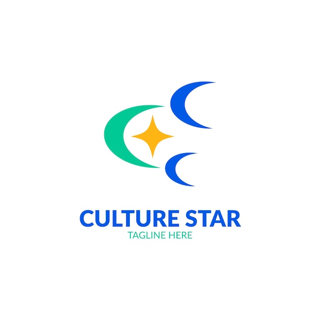 Free vector culture logo design template