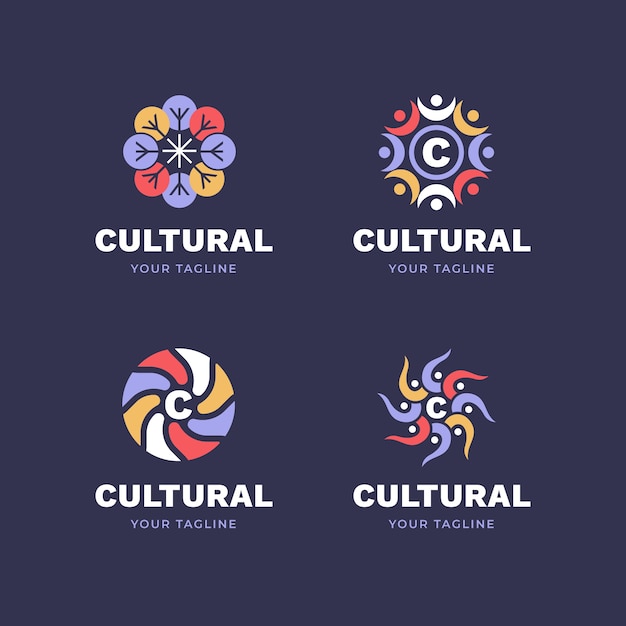 Free vector culture logo design template