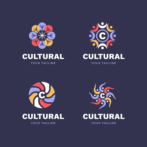 Free Vector culture logo design template