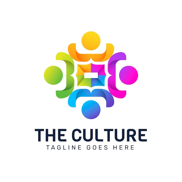 Free vector culture logo template