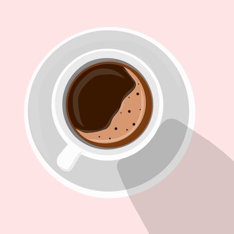 Концепция иллюстрации чашки кофе