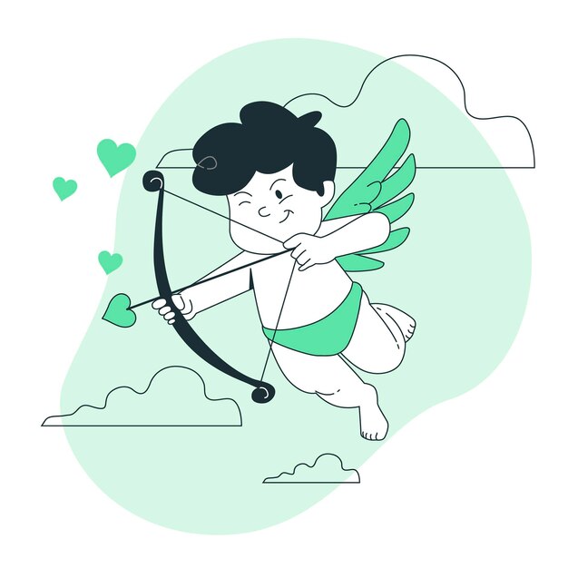 Cupid concept illustration