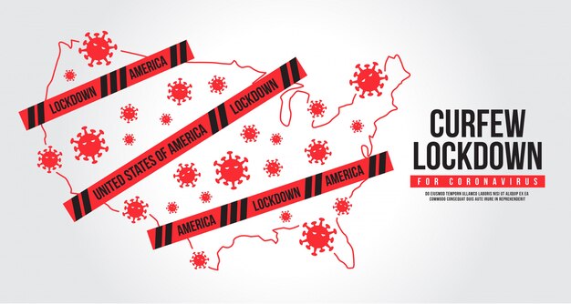 Free Vector Coronavirus Curfew Restrictions Concept Illustrated