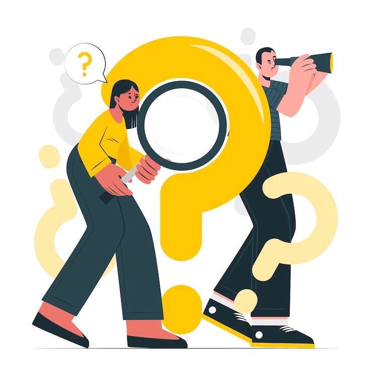 Free Vector curiosity search concept illustration