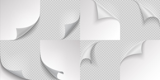 ページカール 画像 無料のベクター ストックフォト Psd