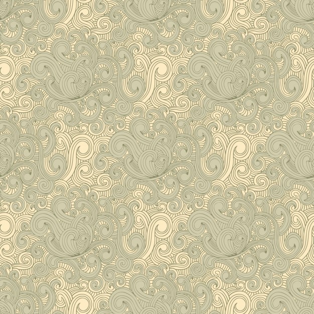 無料Vector カーリー描画されたパターン