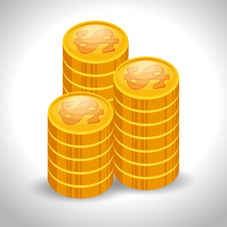 Free Vector currency bar money cash