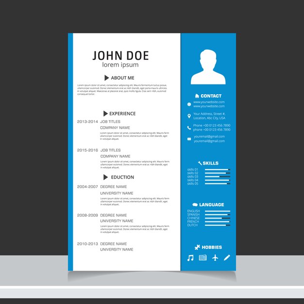 Curriculum template design