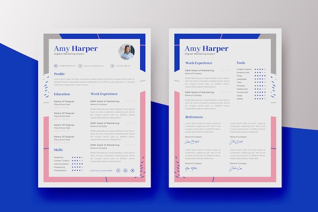 Curriculum vitae modern template