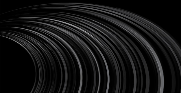 Curve light trail motion display background