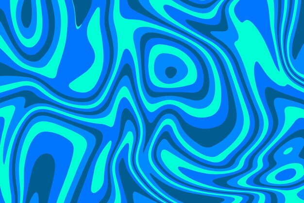 Curvy groovy psychedelic style background