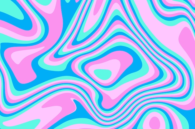 Curvy groovy style background