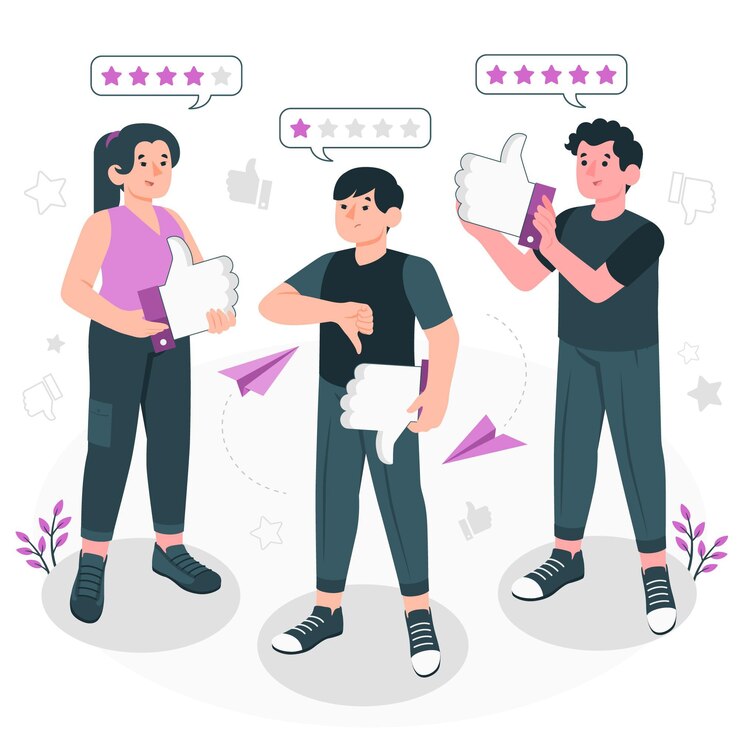 Free Vector customer feedback concept illustration