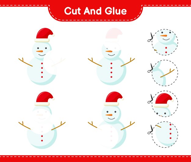 premium-vector-cut-and-glue-cut-parts-of-snowman-and-glue-them