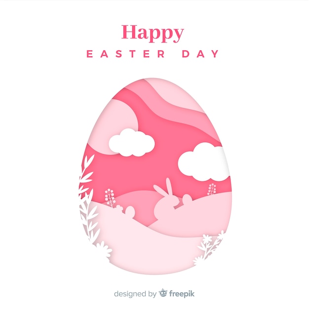 Cut out easter day background