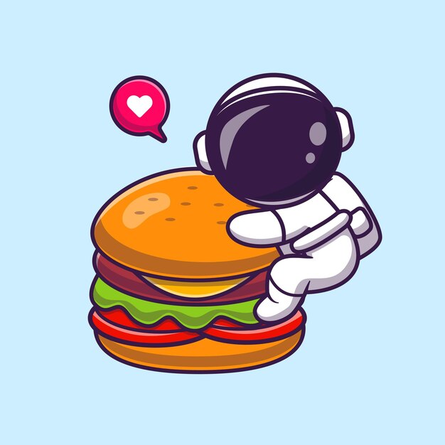 かわいいハンバーガーリフティングバーベル漫画ベクトルアイコンイラスト 食品健康アイコンの概念 フラット漫画スタイル 無料のベクター