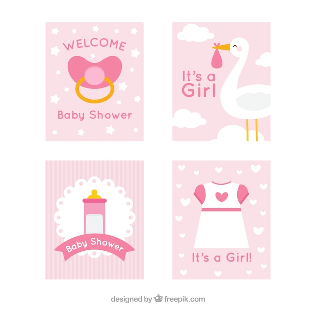 Cute baby cards collection 