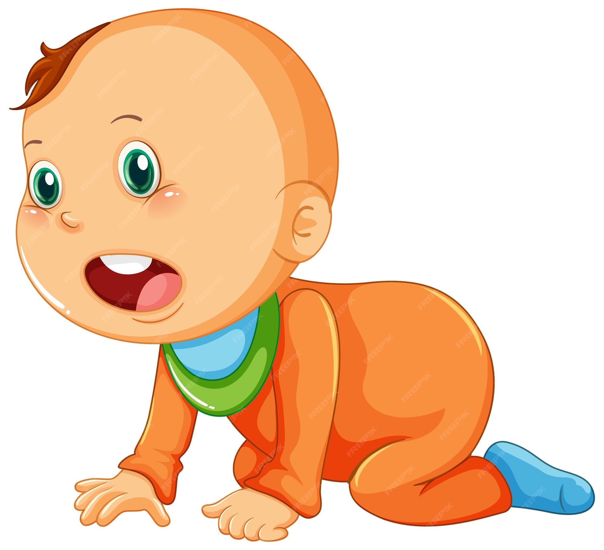 Free Vector Baby Girl Cartoon - vrogue.co