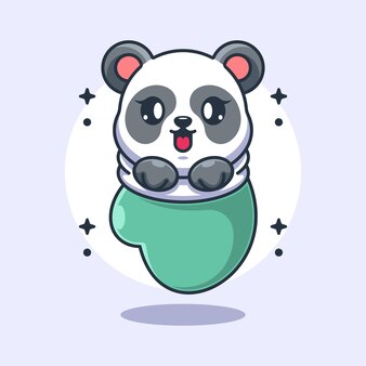 Premium Vector Adorable Panda Is Giving Hearts Cartoon Premium Vector Adorable Panda Is Giving Hearts Cartoon