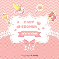 Cute baby shower design