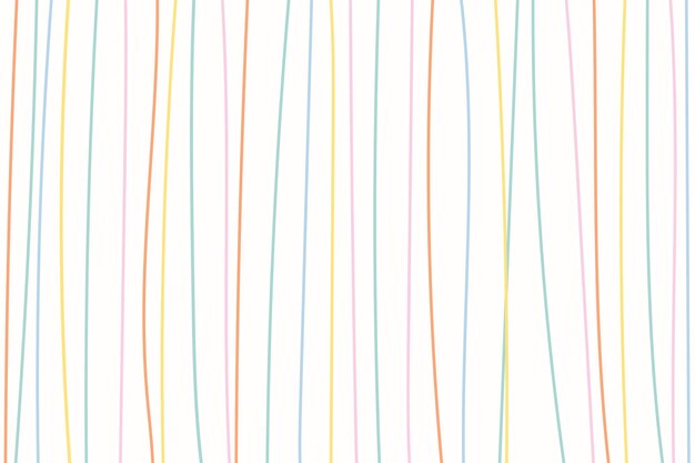 Cute background vector with pastel lines pattern