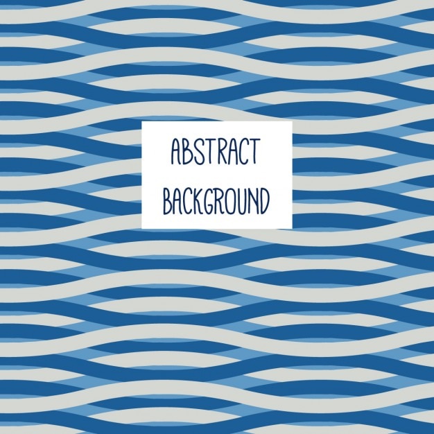 Free vector cute background with blue wavy lines