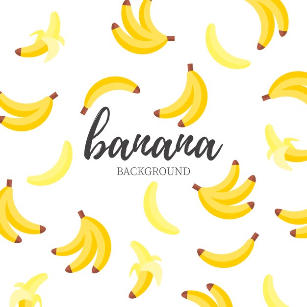 Cute Banana Background