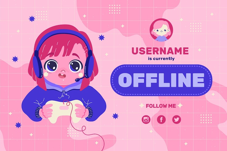 Бесплатный Вектор симпатичный баннер для оффлайн платформы