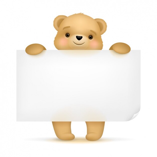 Cute bear background design