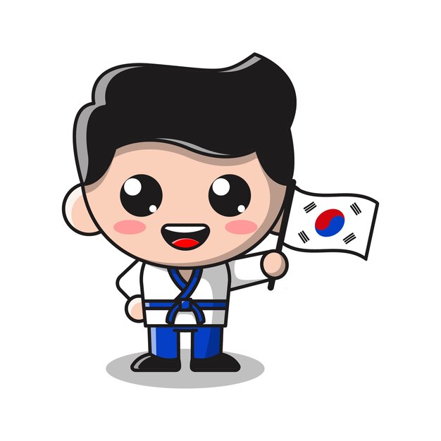 韓国のイラストの3月1日運動 プレミアムベクター