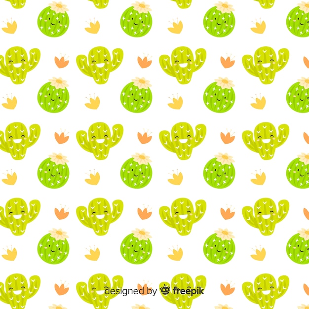 Cute cactus background