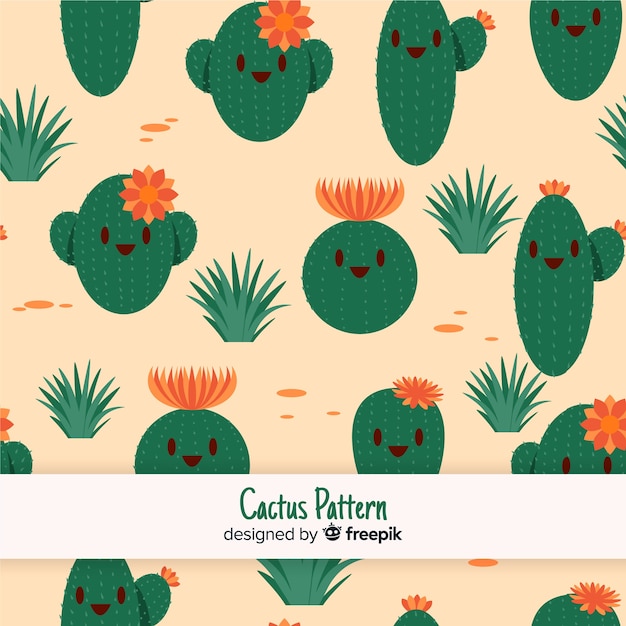 Cute cactus pattern