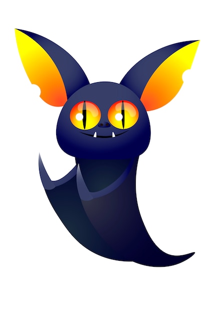 Free Vector cute cartoon bat