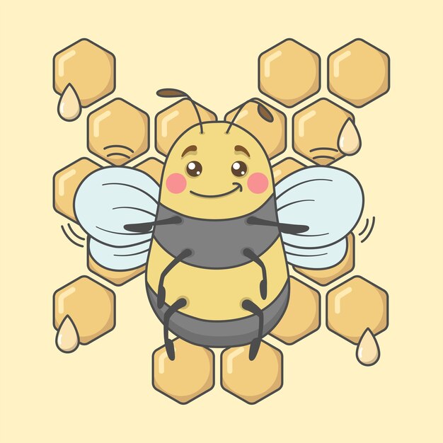 かわいい太ったパンダのキャラクター プレミアムベクター