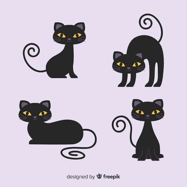 Cat black free vector icons designed by Freepik in 2023