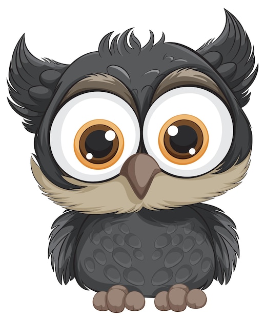 Cute Cartoon Owl Illustration