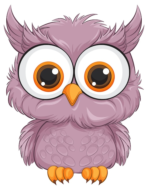 Cute cartoon owl illustration