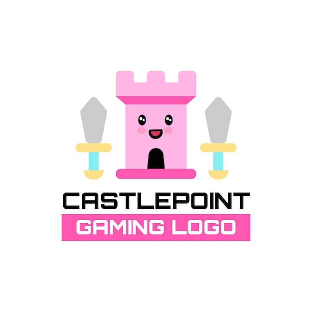 Cute castlepoint gaming logo