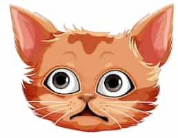 Free vector cute cat cartoon character