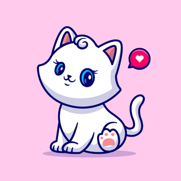 Cute Cat Cartoon Images - Free Download on Freepik