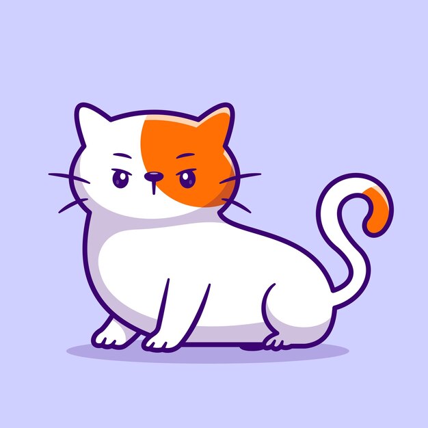 Cute Cat Playing On Pillow Cartoon Vector Icon Illustration