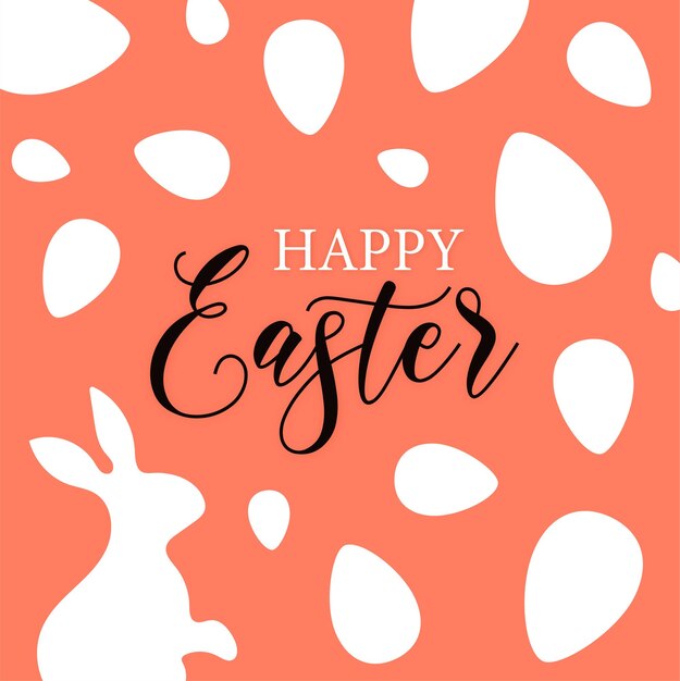 Cute Colourful Happy Easter Sale Poster Banner Background with Eggs Free Vector