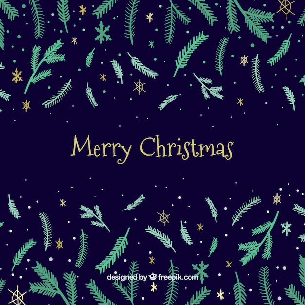 Cute decorative backgrounds of merry christmas