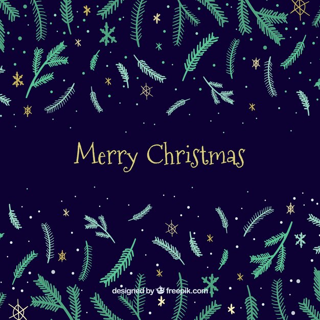 Cute decorative backgrounds of merry christmas