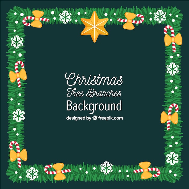Cute decorative backgrounds of merry christmas