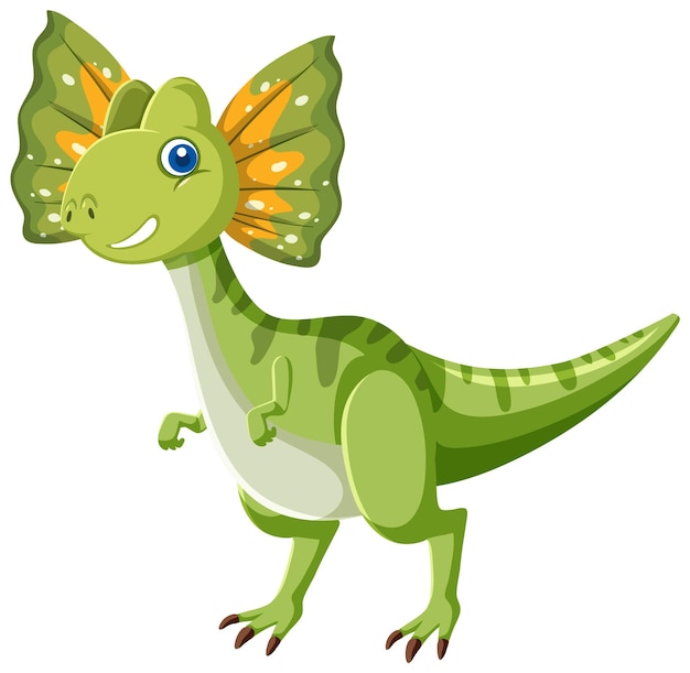 Милый мультфильм про динозавров дилофозавров