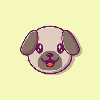 かわいい犬の顔のイラスト 犬の顔の品種 分離された動物の概念 プレミアムベクター かわいい犬の顔のイラスト 犬の顔の品種 分離された動物の概念 プレミアムベクター