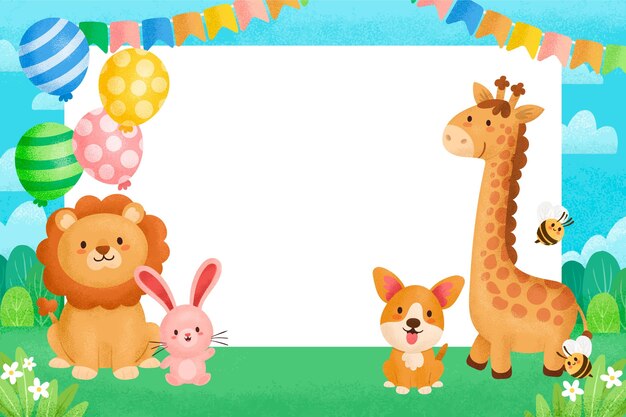 かわいい動物の数字のイラストのセット プレミアムベクター かわいい動物の数字のイラストのセット プレミアムベクター