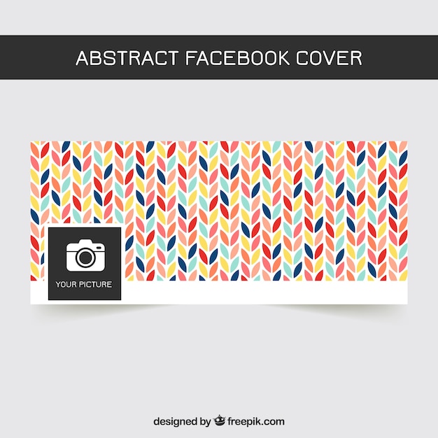 Cute facebook cover sheet of colors