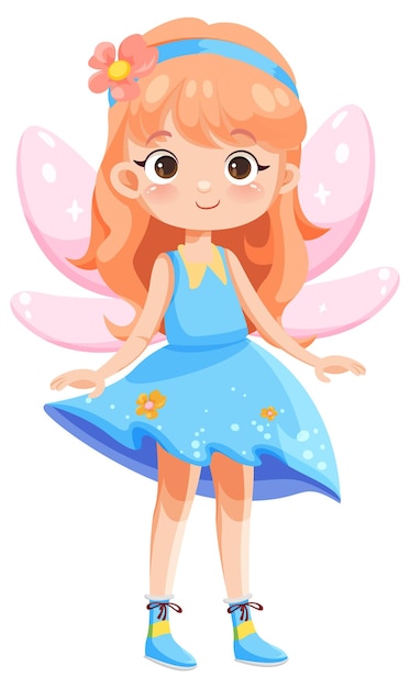 かわいい妖精の王女の漫画のキャラクター